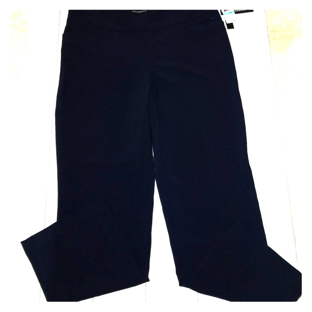 NAVY DRESS PANTS with Tummy Control
